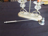 Vintage Candle Snuff Candle Snuffer Extinguisher British Colonial Traditional Style Long Handle Stainless Finish