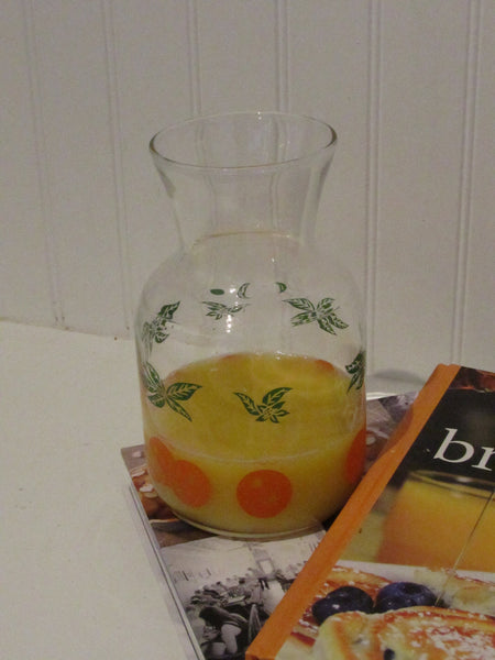 Carafe for Orange Juice Vintage Groovy and Retro Mid Century 