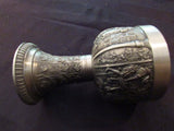 Vintage Pewter Goblet Weinlese SKS Artina Pewter Wine Harvest Scenes Hard to Find RARE 8 oz Footed Goblet Romer Wine Chalice Octoberfest