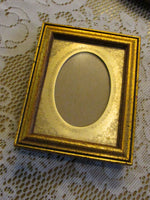 Vintage Antique Finish Painted Gilt Frame Photo Frame Mid Century Style Wood Frame Crafting Photography 4 x 5