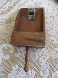 Vintage Mid Century Rustic Hanging Bottle Opener Early American Tavern Style