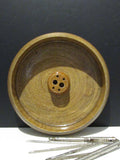 Vintage Wooden Nut Bowl Mid Century Home Entertaining Fall