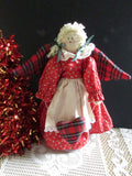 Vintage Folk Angel Christmas Tree Topper Made in Philippines