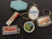 Vintage Key Chain French Advertising Promotional Key Ring EACH