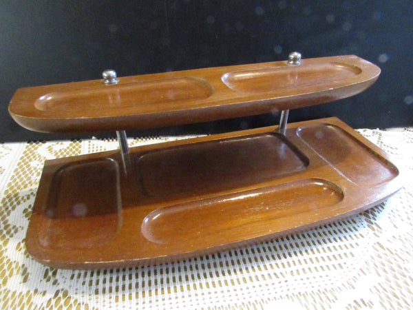 Vintage Wood Men's Valet Tray Mid Century Wooden Valet Tray Decorative – TheFlyingHostess Vintage Wood Men's Valet Tray Mid Century Wooden Valet Tray Decorative – TheFlyingHostess