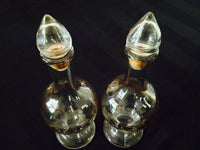 Vintage Cruets Neo Classical Gold Corinthian Design