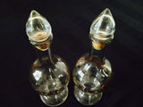 Vintage Cruets Neo Classical Gold Corinthian Design