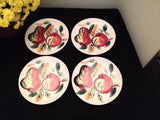 Vintage Hand Painted Fruit Plates Italian