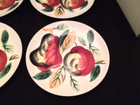 Vintage Hand Painted Fruit Plates Italian