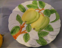 Vintage Lemons Serving Plate Fruit Du Jour Shafford