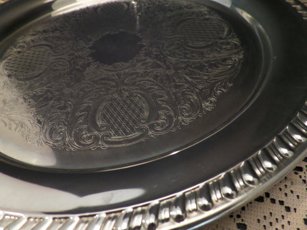 Vintage Leonard Silver Plate Serving Tray Italy – TheFlyingHostess