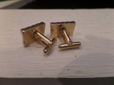 Mother of Pearl Cuff Links Gold