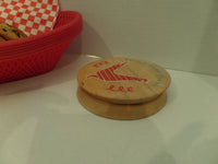 Vintage Wooden Hamburger Press Rooster Japan BBQ summer Picnic Father's Day Cookout Hamburger Lover