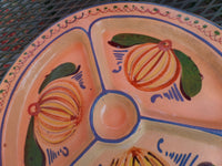 Vintage Mexican Serving Platter Divided