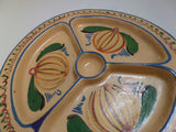 Vintage Mexican Serving Platter Divided