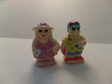 Vintage Souvenir Salt and Pepper Shaker Sets San Francisco Maine I love NY Tourists