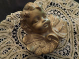 Vintage Cherub Candle Trinket Box