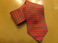 Vintage Silk Necktie Handmade Silk Italian