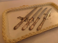 Vintage Silverplate Knives Set of 4