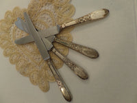 Vintage Silverplate Knives Set of 4