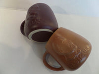 Vintage Coffee Mugs Pasteur Galen Stoneware Science Medical Theorist Big Bang Theory Lover Nerdy Kitschy Mug