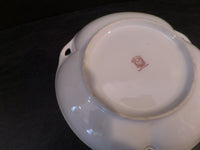 Antique Noritake Lusterware Serving Bowl Scallop Edge Art Nouveau Japan