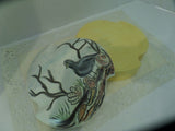 Vintage Painted Trinket Box Home Decor 9 in size