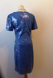 Vintage Sequin Dress Sheath Style Circa 1980s