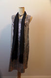 Vintage Sequin Dress Silver