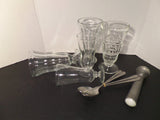 Vintage Milkshake Sundae Glasses Lot of Milkshake Glasses 5 Pieces