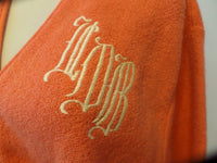 Vintage Monogrammed Sweater Arnold Palmer Alpaca Wool Burnt Orange Cardigan Unisex Sweater