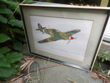 Vintage Art Print Airplane Wall Hanging WWII RFA Hawker Hurricane