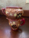 Vintage Rustic Sugar Bowl and Creamer Set Japan