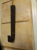 Vintage Meta Ironl Hook Hanger Hand Forged Not a Reproduction