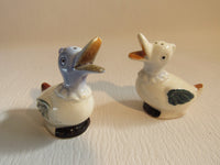 Made in Occupied Japan Geese Salt and Pepper Shakers Miniature Salt and Pepper Shakers Ducks