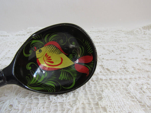 Vintage Hand Painted Spoon Fish Portugal Kitchen Decor