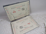 Vintage Auto Bridge Card Game Mid Century Bridge Solitaire Card Games In Original Box