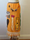 Vintage Arts Crafts Apron Hipster Kitchen Apron Bathing Suit Sarong Hostess Gift Modern Mom